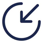 Circle Top Down SVG Icon